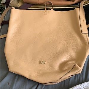 Cream MK crossbody
